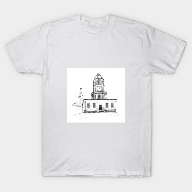 Halifax Town Clock T-Shirt by marilynllowe